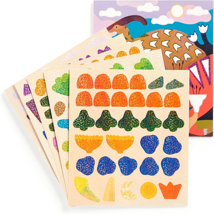 Dinosaur Land Sticker Sparkle Poster Activity Kit