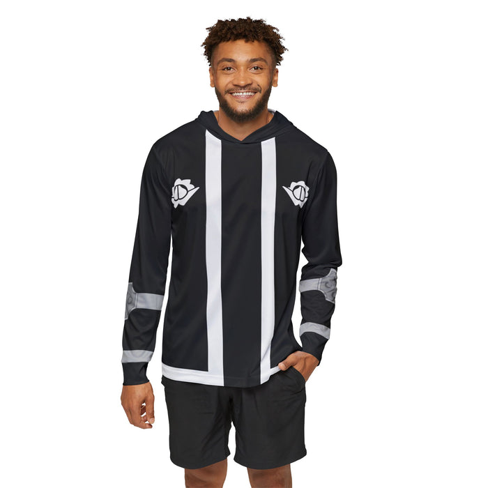 Don Brothers Black Hoodie (Full Print) Super Sentai Custom Lightweight, Breathable, Workout, Pull over, Fitness, Retro