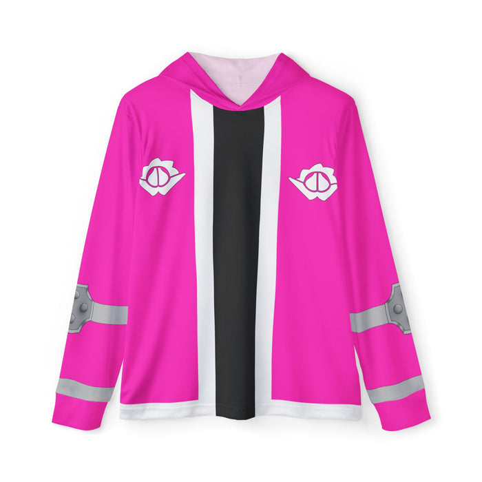 Don Brothers Pink Hoodie (Full Print) Super Sentai Custom Lightweight, Breathable, Workout, Pull over, Fitness, Retro