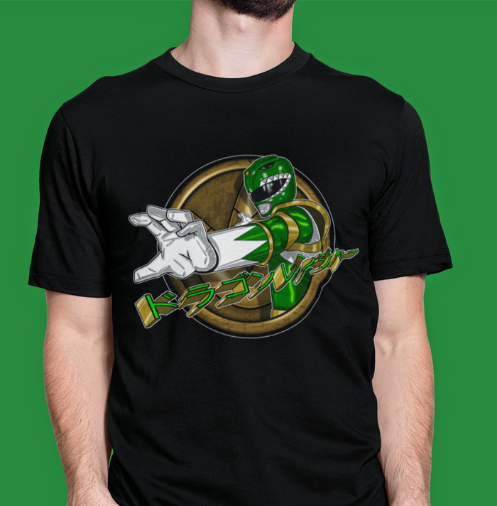 Super Sentai Inspired Zyuranger Green / dragon ranger T shirt