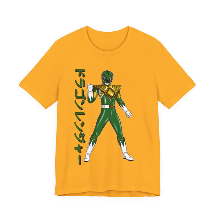 Dragon Ranger Tee Super Sentai T Shirt Custom Graphic Art Cosplay Shirts Rangers Retro Vintage 90s