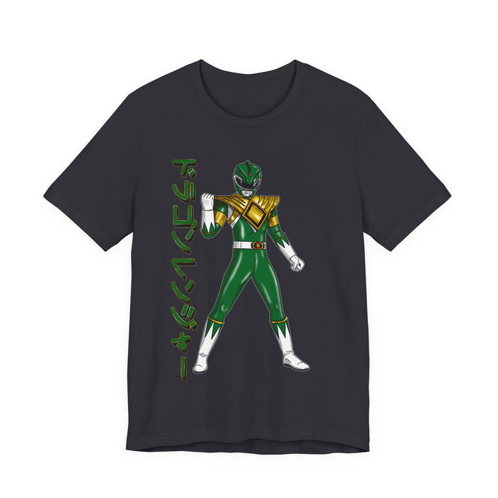 Dragon Ranger Tee Super Sentai T Shirt Custom Graphic Art Cosplay Shirts Rangers Retro Vintage 90s