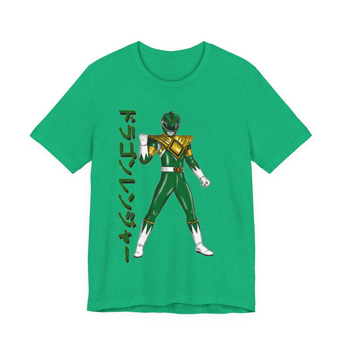Dragon Ranger Tee Super Sentai T Shirt Custom Graphic Art Cosplay Shirts Rangers Retro Vintage 90s