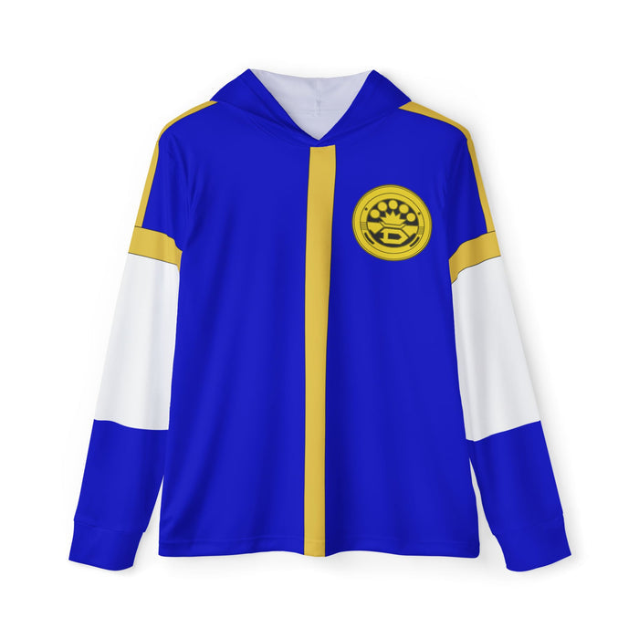 Dynaman Blue Hoodie (Full Print) Super Sentai Custom Lightweight, Breathable, Workout, Pull over, Fitness, Retro