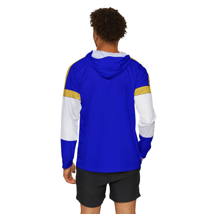 Dynaman Blue Hoodie (Full Print) Super Sentai Custom Lightweight, Breathable, Workout, Pull over, Fitness, Retro