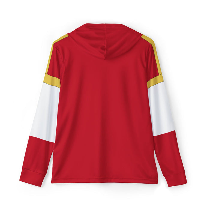 Dynaman Red Hoodie (Full Print) Super Sentai Custom Lightweight, Breathable, Workout, Pull over, Fitness, Retro