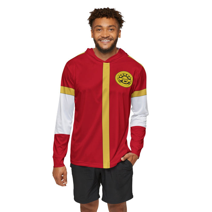 Dynaman Red Hoodie (Full Print) Super Sentai Custom Lightweight, Breathable, Workout, Pull over, Fitness, Retro