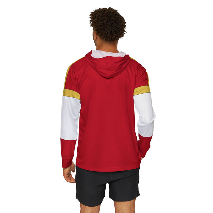 Dynaman Red Hoodie (Full Print) Super Sentai Custom Lightweight, Breathable, Workout, Pull over, Fitness, Retro