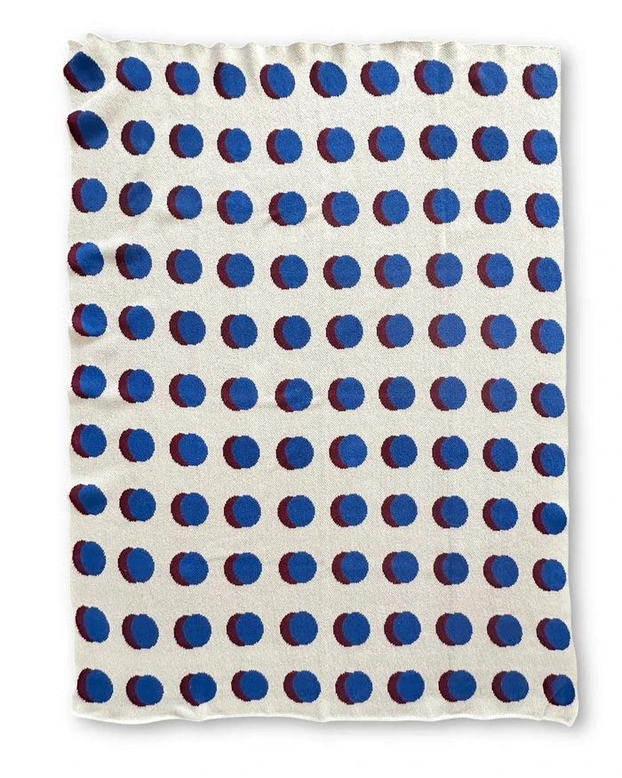 ECLIPSE THROW - WINE + ROYAL