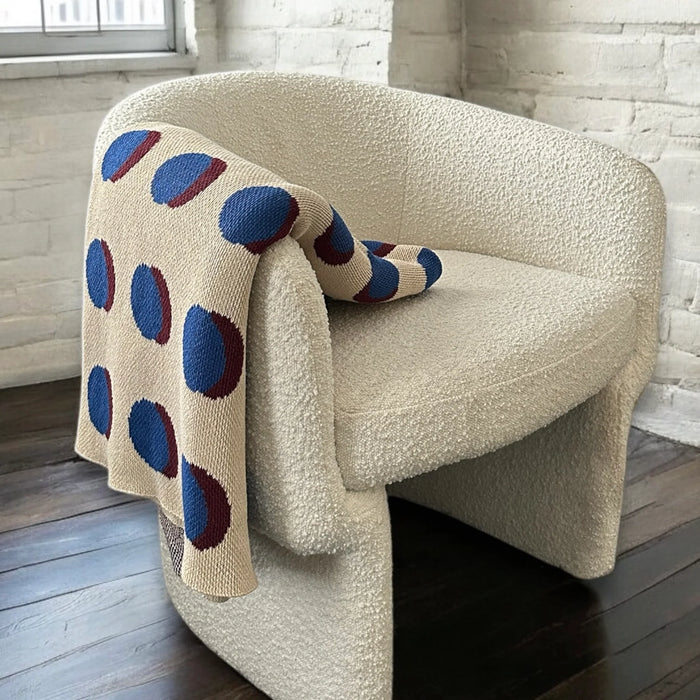 ECLIPSE THROW - WINE + ROYAL