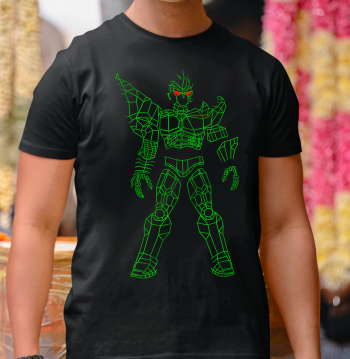 Super Sentai Inspired Megaranger 0 power rangers T shirt featuring ecliptor