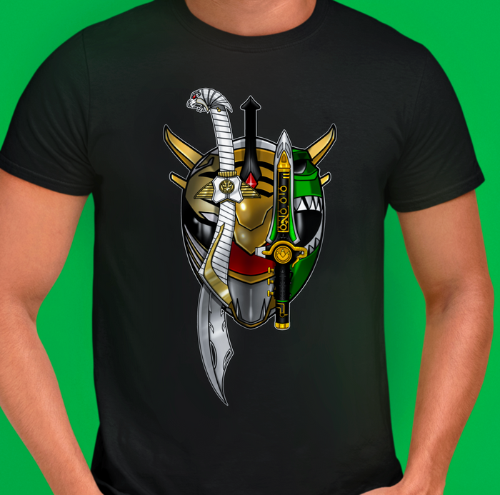 Evolution Tee Super Sentai T Shirt Custom Graphic Art Cosplay Shirts Rangers Retro Vintage 90s