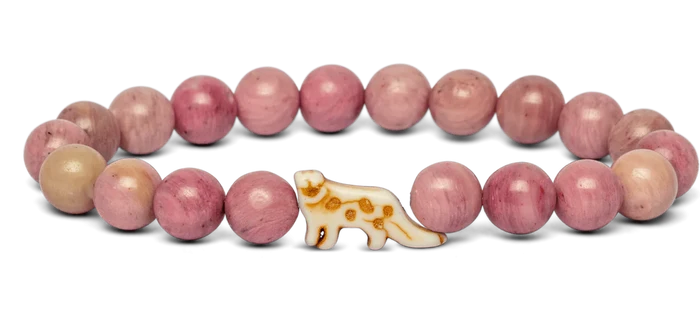 Fahlo Snow Leopard Pink Bracelet