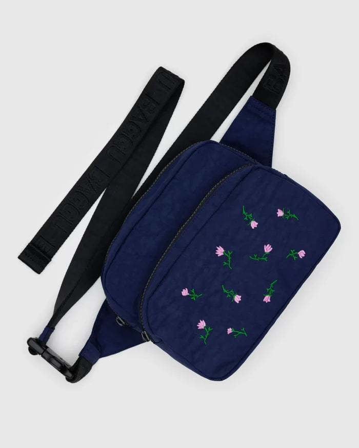 FANNY PACK - EMBROIDERED WILDFLOWER