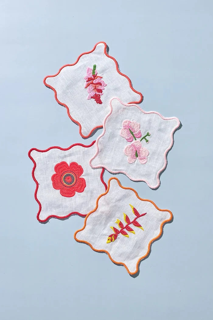 Flores Linen Napkin Set