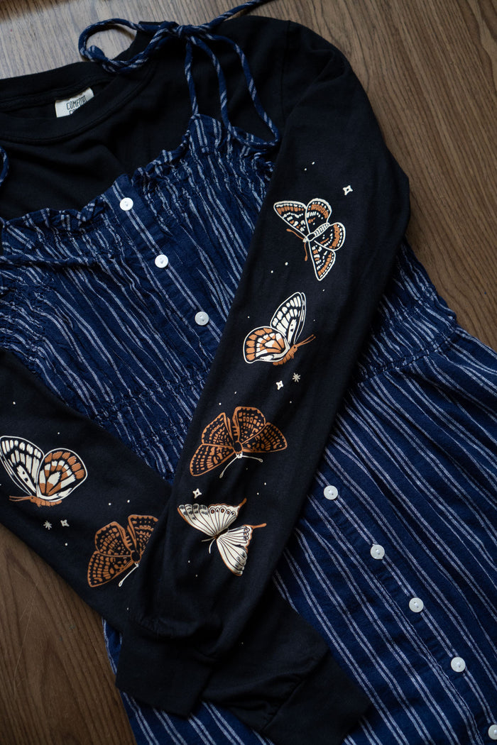 Flutter By Long Sleeve Tee