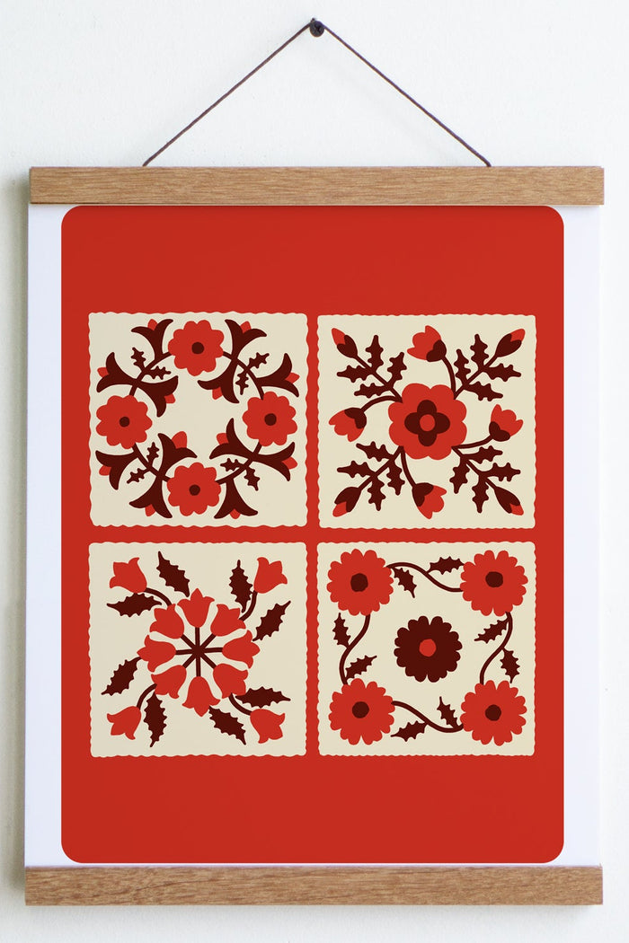 Four Blocks Print