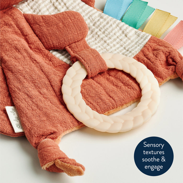Bitzy Crinkle™ Sensory Crinkle Toy with Teether (Alex the Fox)