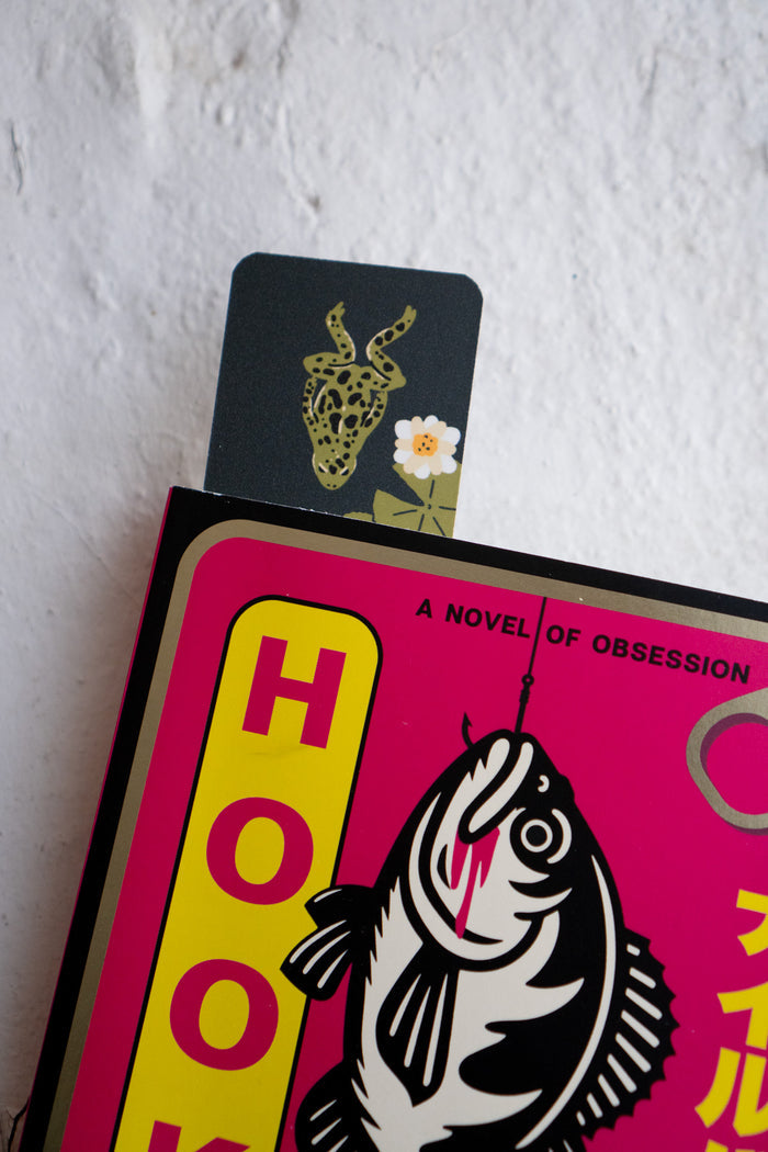 Frenemies (Cat & Frog) Bookmark
