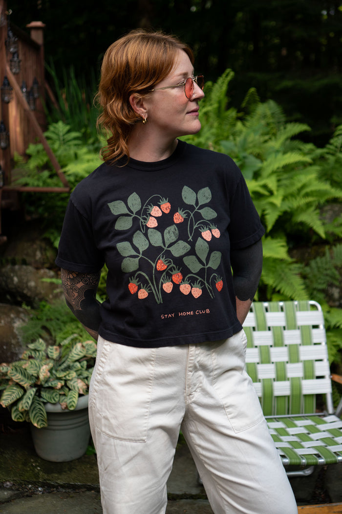 Fruits 1858 CC Boxy Tee | Black