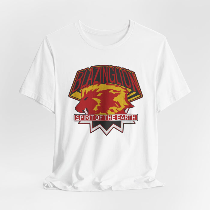 Gaoranger Blazing Lion Tee Custom Graphic Art Cosplay Shirts Rangers Retro Vintage 90s