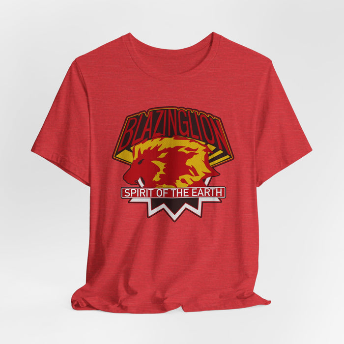 Gaoranger Blazing Lion Tee Custom Graphic Art Cosplay Shirts Rangers Retro Vintage 90s