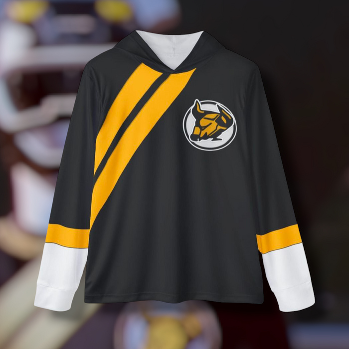 Gaoranger Gao Black Hoodie (Full Print) Lightweight, Breathable, workout, pull over, fitness Hoodie Super Sentai Custom