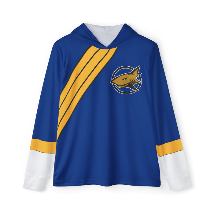 Gaoranger Gao Blue Hoodie (Full Print) Lightweight, Breathable, workout, pull over, fitness Hoodie Super Sentai Custom