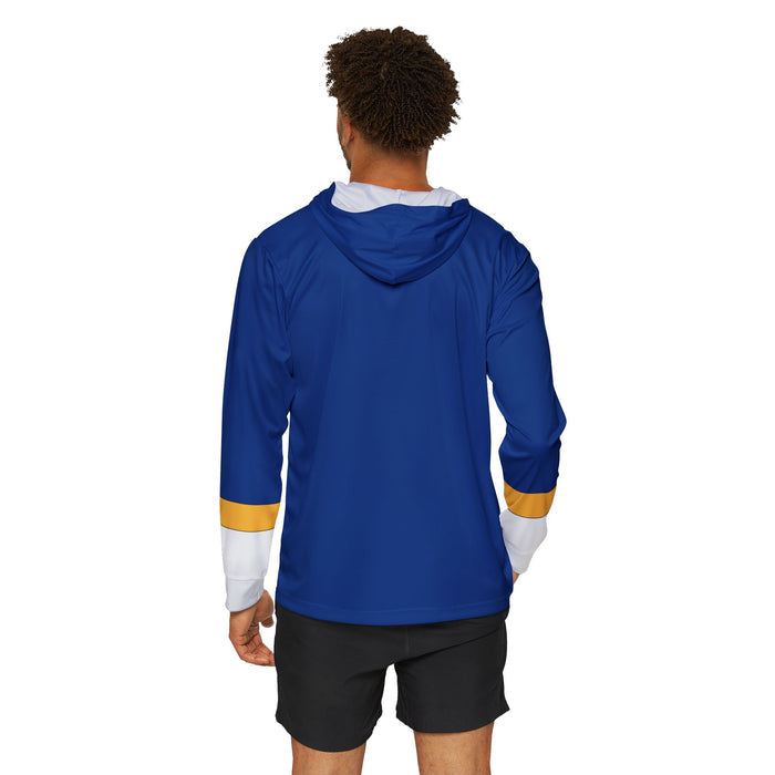 Gaoranger Gao Blue Hoodie (Full Print) Lightweight, Breathable, workout, pull over, fitness Hoodie Super Sentai Custom