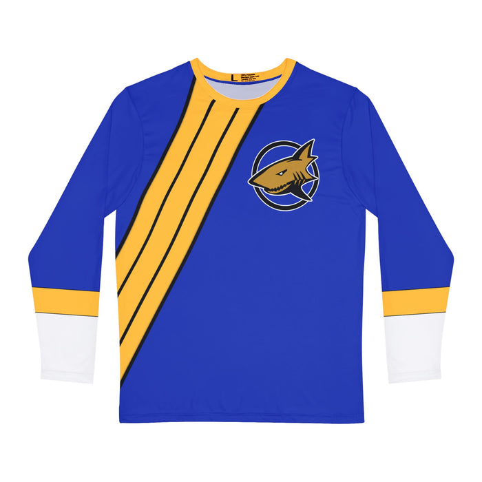 Gaoranger Gao Blue Long Sleeve Shirt (Full Print) Custom Graphic Art Cosplay Shirts Rangers Retro Vintage 90s