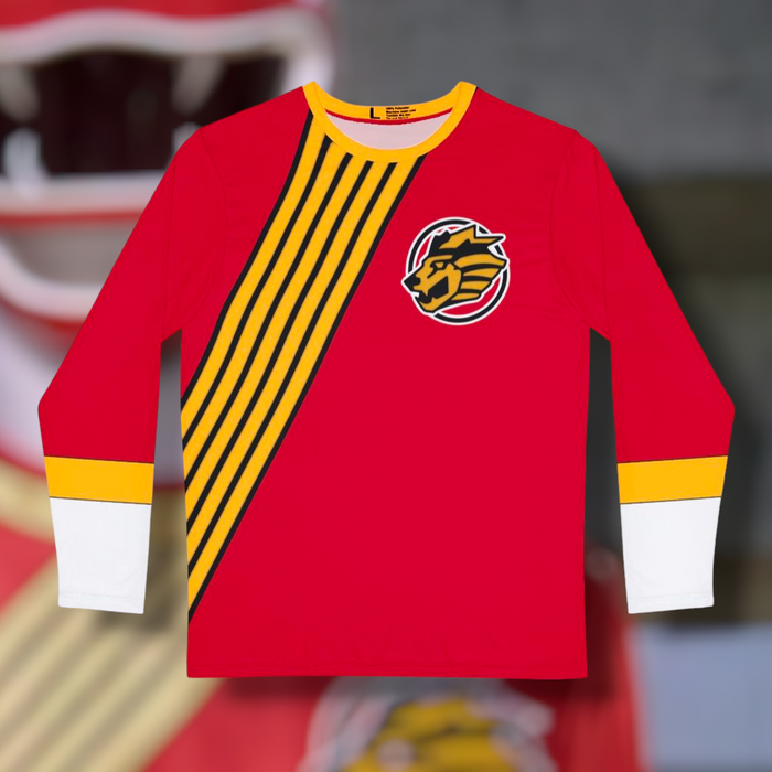 Gaoranger Gao Red Sleeve Shirt (Full Print) Custom Graphic Art Cosplay Shirts Rangers Retro Vintage 90s