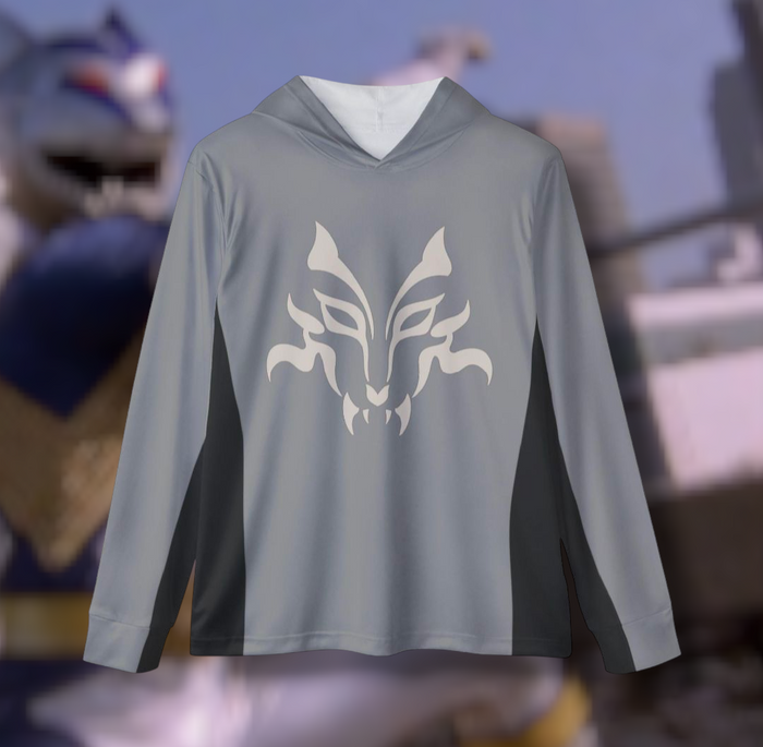Super Sentai Inspired Gaoranger growling wolf costume hoodie