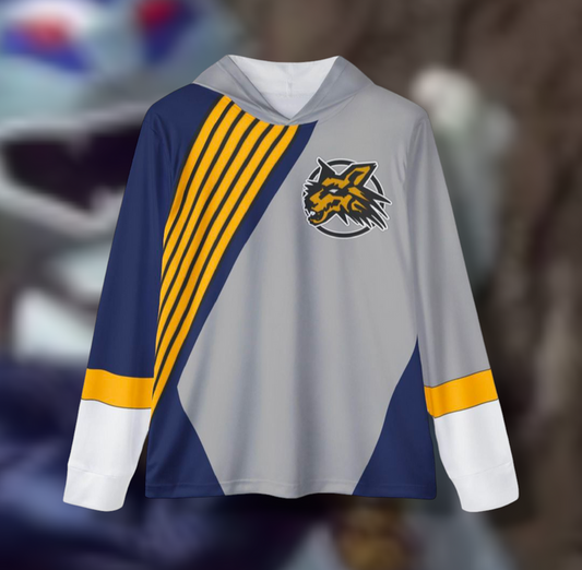 Gaoranger Silver Hoodie (Full Print) Lightweight, Breathable, workout, pull over, fitness Hoodie Super Sentai Custom
