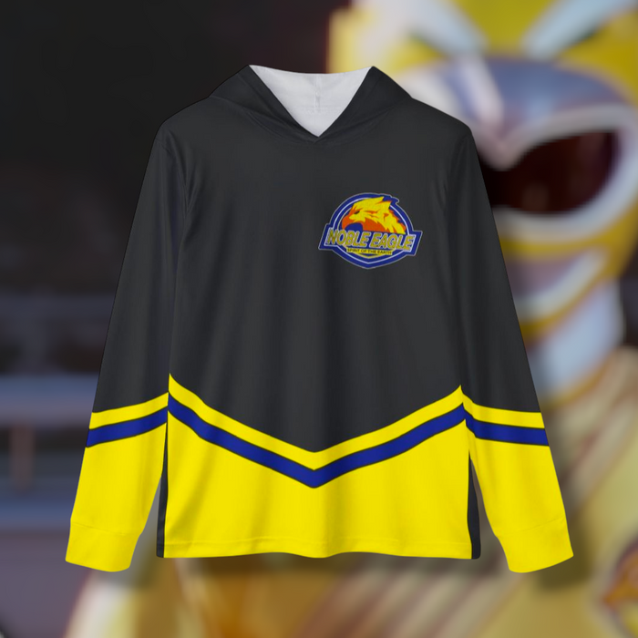 Gaoranger Yellow Hoodie (Full Print) Lightweight, Breathable, workout, pull over, fitness Hoodie (Full Print) Super Sentai Custom
