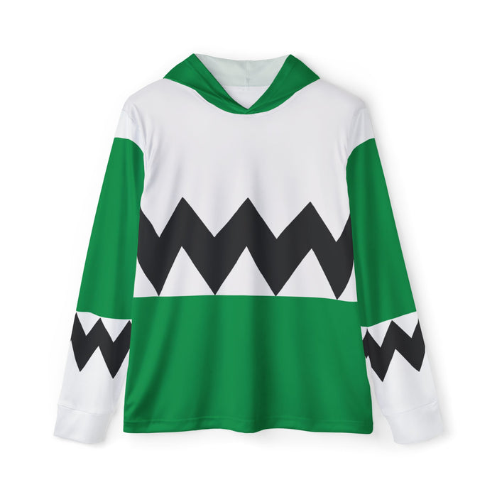Gingaman Green Hoodie (Full Print) Super Sentai Custom Lightweight, Breathable, Workout, Pull over, Fitness, Retro