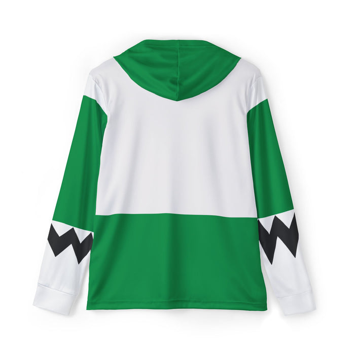 Gingaman Green Hoodie (Full Print) Super Sentai Custom Lightweight, Breathable, Workout, Pull over, Fitness, Retro
