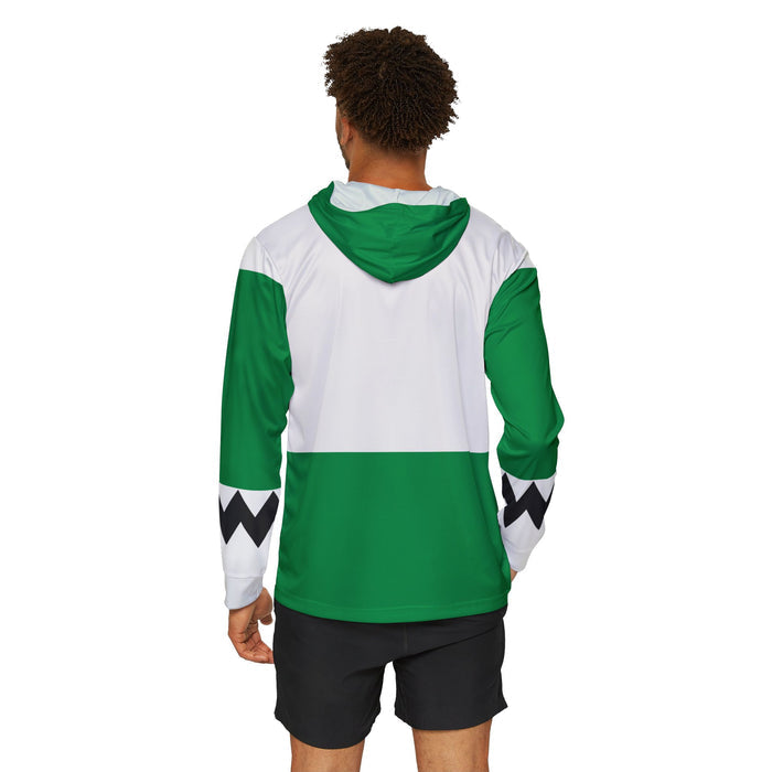 Gingaman Green Hoodie (Full Print) Super Sentai Custom Lightweight, Breathable, Workout, Pull over, Fitness, Retro