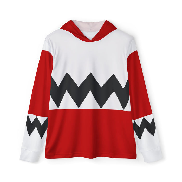 Gingaman Red Hoodie (Full Print) Super Sentai Custom Lightweight, Breathable, Workout, Pull over, Fitness, Retro