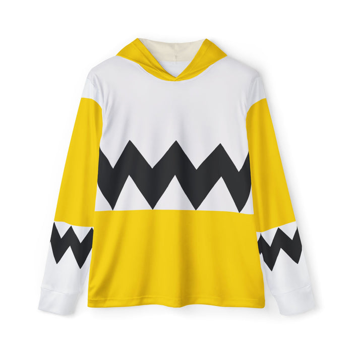 Gingaman Yellow Hoodie (Full Print) Super Sentai Custom Lightweight, Breathable, Workout, Pull over, Fitness, Retro