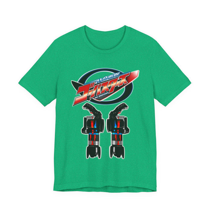 Go Busters Buster Blaster Tee Super Sentai T Shirt Custom Graphic Art Cosplay Shirts Rangers Retro Vintage 90s