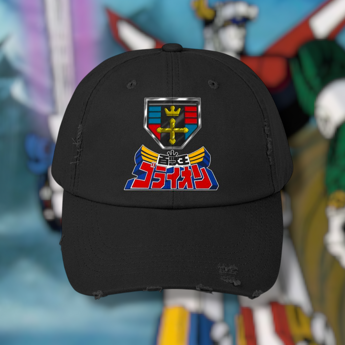 Go-Lion Distressed Hat Super Sentai T Shirt Custom Graphic Art Cosplay Shirts  Retro Vintage 90s