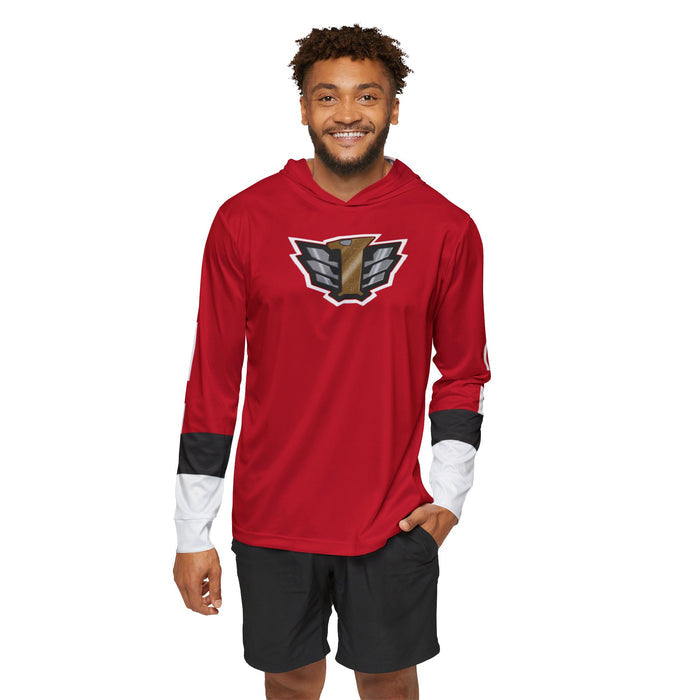 Go-Onger Go-On Red Hoodie (Full Print) Lightweight, Breathable, workout, pull over, fitness Hoodie Super Sentai Custom