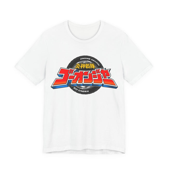 Go-Onger Logo Tee Super Sentai T Shirt Custom Graphic Art Cosplay Shirts Rangers Retro Vintage 90s