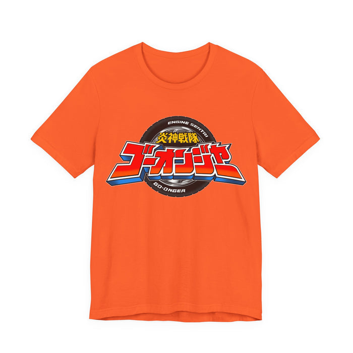 Go-Onger Logo Tee Super Sentai T Shirt Custom Graphic Art Cosplay Shirts Rangers Retro Vintage 90s