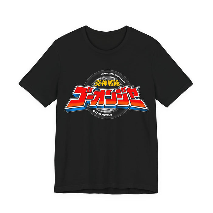 Go-Onger Logo Tee Super Sentai T Shirt Custom Graphic Art Cosplay Shirts Rangers Retro Vintage 90s