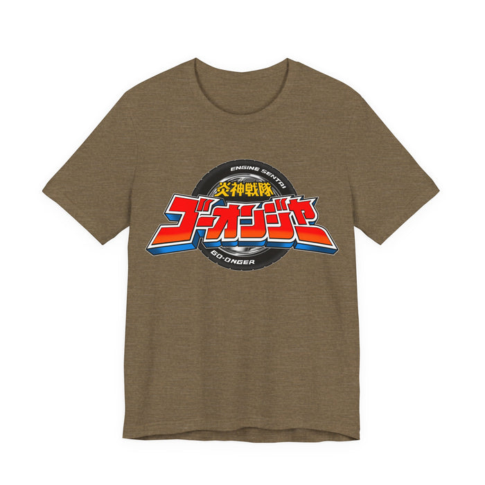 Go-Onger Logo Tee Super Sentai T Shirt Custom Graphic Art Cosplay Shirts Rangers Retro Vintage 90s