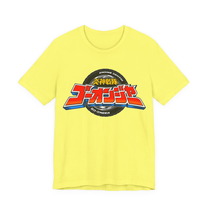 Go-Onger Logo Tee Super Sentai T Shirt Custom Graphic Art Cosplay Shirts Rangers Retro Vintage 90s