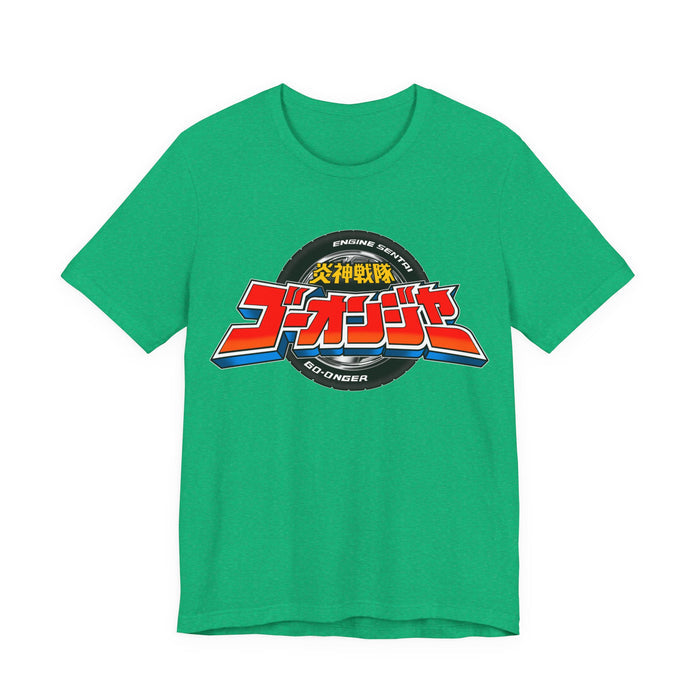Go-Onger Logo Tee Super Sentai T Shirt Custom Graphic Art Cosplay Shirts Rangers Retro Vintage 90s