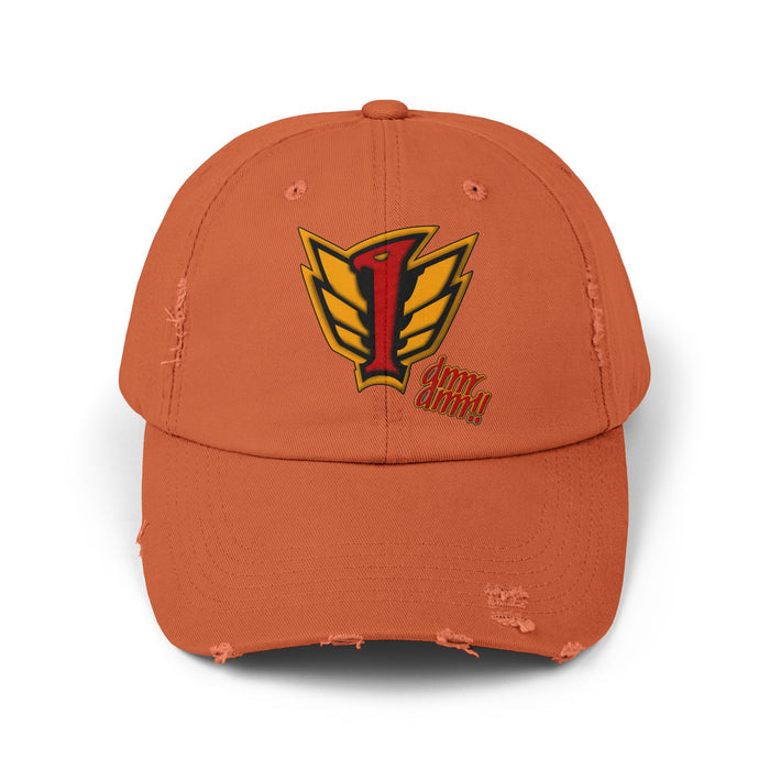 Go-Onger Red Speed King Distressed Hat Super Sentai T Shirt Custom Graphic Art Cosplay Shirts  Retro Vintage 90s