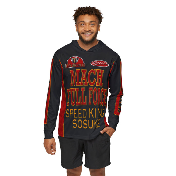 Go-Onger Red Speed King Hoodie (Full Print) Lightweight, Breathable, workout, pull over, fitness Hoodie Super Sentai Custom